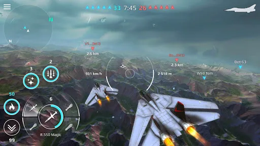 Скриншот 4 — Sky Combat - Самолеты Онлайн