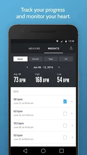 Скриншот 4 — Instant Heart Rate: HR Monitor