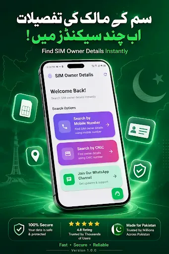 Скриншот 1 — Sim Owner Details 2026 Check