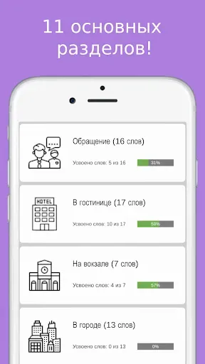 Скриншот 1 — Русско-таджикский разговорник