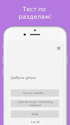 Скриншот 3 — Русско-таджикский разговорник