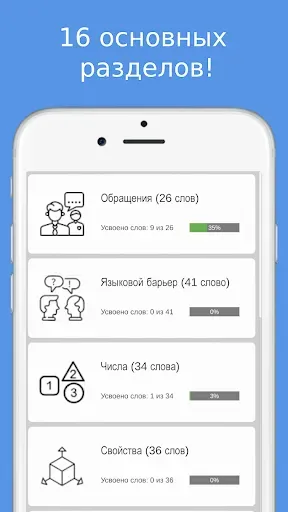 Скриншот 1 — Русско-татарский разговорник