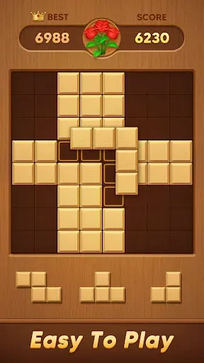 Скриншот 2 — Block Flower: Wood Puzzle