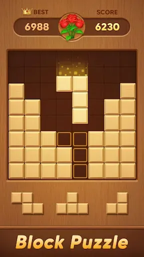 Скриншот 4 — Block Flower: Wood Puzzle
