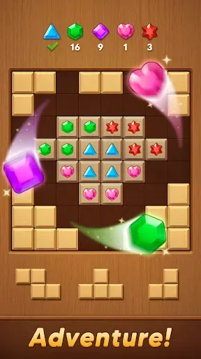 Скриншот 5 — Block Flower: Wood Puzzle