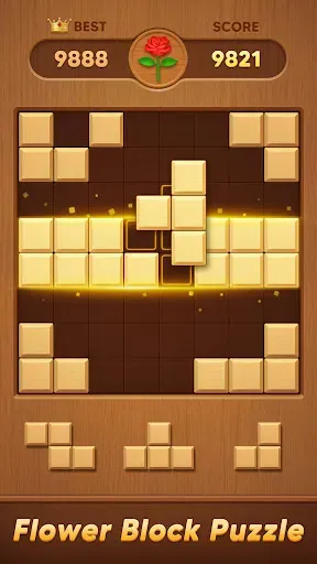 Скриншот 6 — Block Flower: Wood Puzzle
