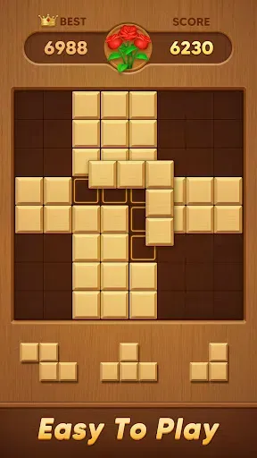 Скриншот 7 — Block Flower: Wood Puzzle