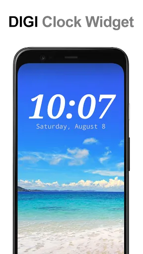 Скриншот 1 — Виджет DIGI Clock