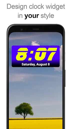 Скриншот 2 — Виджет DIGI Clock