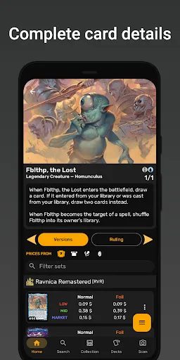 Скриншот 1 — ManaBox MTG