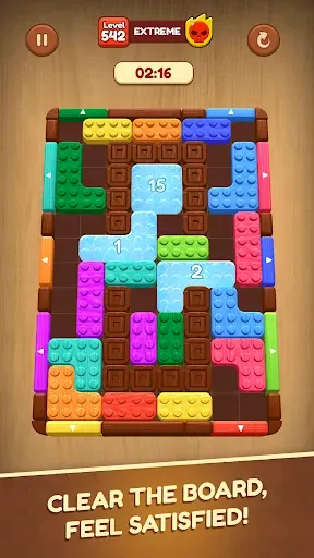 Скриншот 3 — Wooden Slide: Block Escape