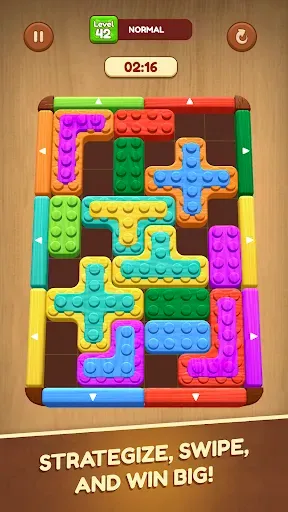 Скриншот 5 — Wooden Slide: Block Escape