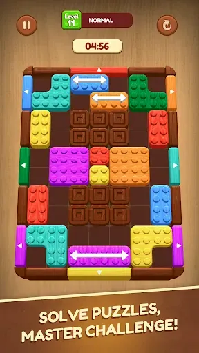 Скриншот 6 — Wooden Slide: Block Escape