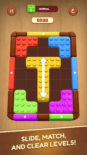 Скриншот 8 — Wooden Slide: Block Escape