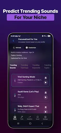 Скриншот 5 — Tk Trends - Viral Sounds Hooks