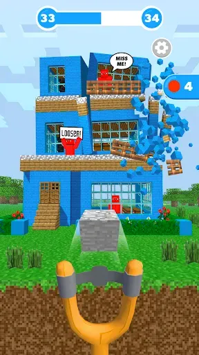 Скриншот 1 — Slingshot Smash: Разрушение