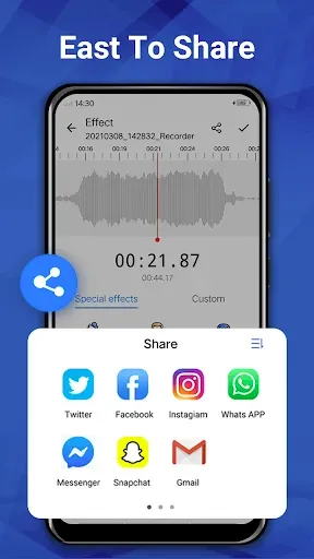 Скриншот 8 — Диктофон и голосовые заметки
