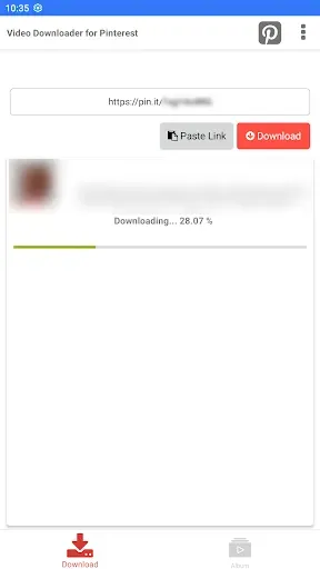 Скриншот 2 — Video Downloader for Pinterest