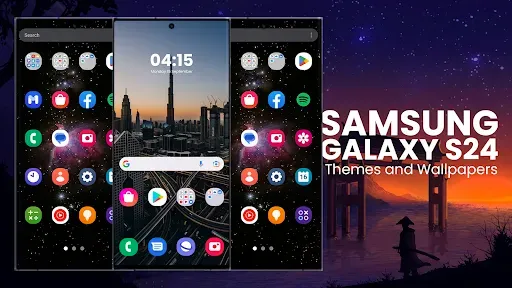 Скриншот 1 — Samsung Galaxy s24 Launcher