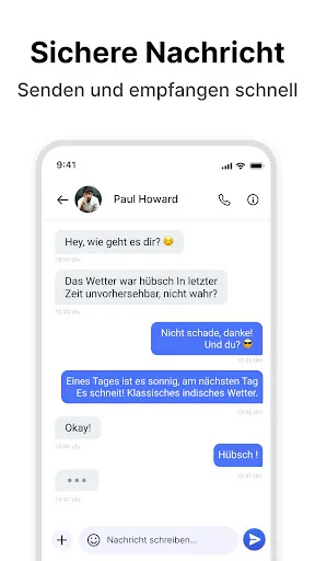 Скриншот 1 — SMS Textnachrichten - Messages