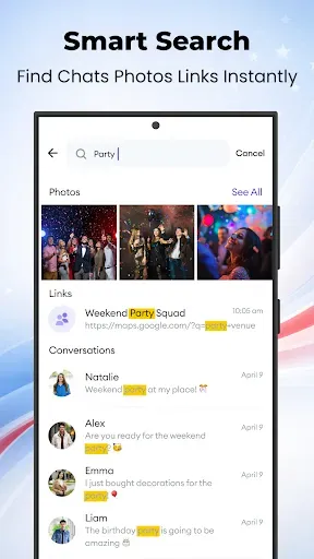 Скриншот 3 — Messages Pro: SMS Messaging