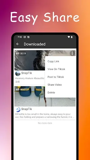 Скриншот 4 — WeSaver: No Watermark Download
