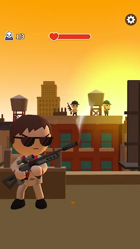 Скриншот 1 — Mafia Sniper: Снайпер-шутер 3D