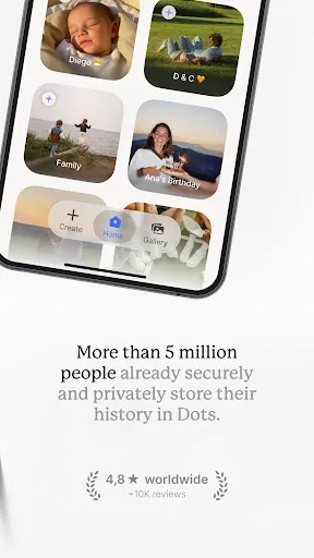 Скриншот 2 — Dots Memories: your story