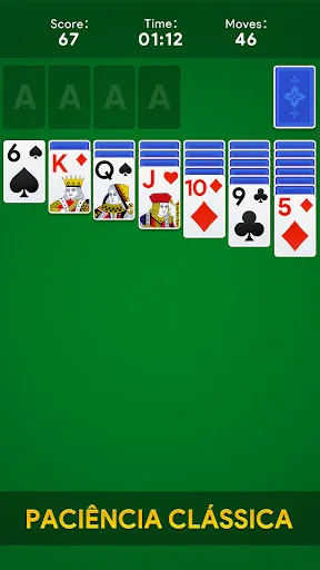 Скриншот 1 — Jogo de Cartas Solitário
