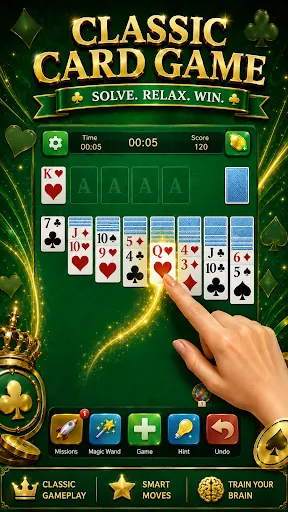 Скриншот 2 — Solitaire - Classic Card Games