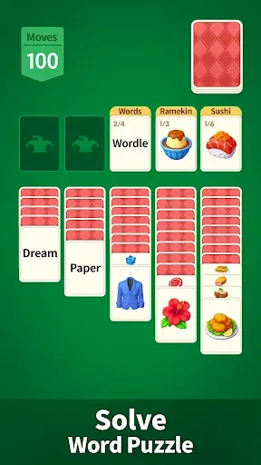 Скриншот 1 — Worditaire: Word Solitaire