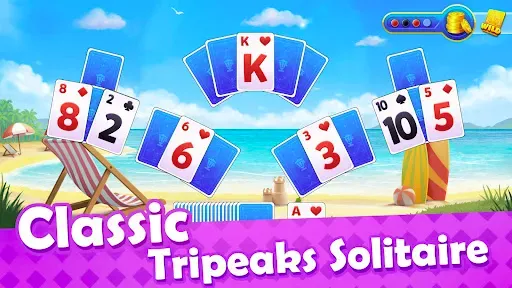 Скриншот 1 — Декор Solitaire Tripeaks
