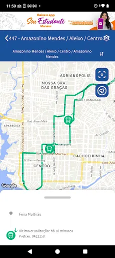 Скриншот 3 — Cadê Meu Ônibus - Manaus