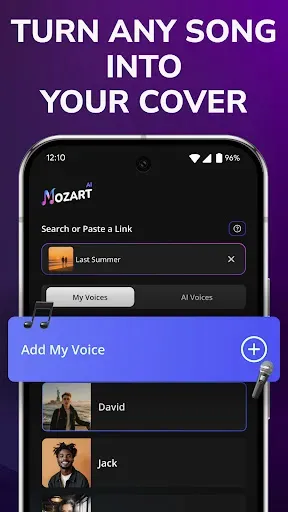 Скриншот 4 — AI Song Generator - Mozart AI