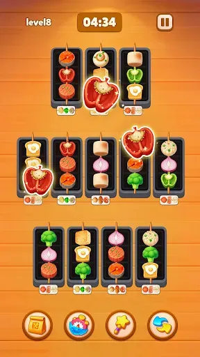 Скриншот 1 — Perfect Cooking: Food Sort