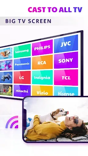 Скриншот 1 — TV Cast: Miracast & Airplay TV