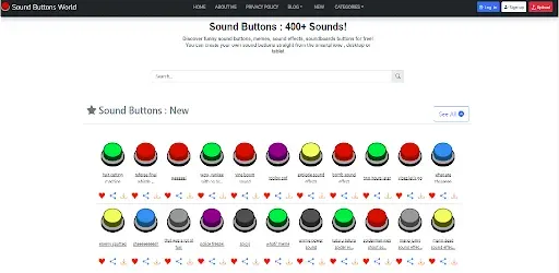 Скриншот 1 — 400 Sound Buttons