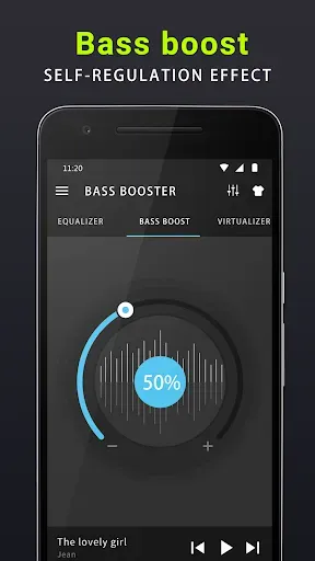 Скриншот 2 — Эквалайзер & Bass Booster