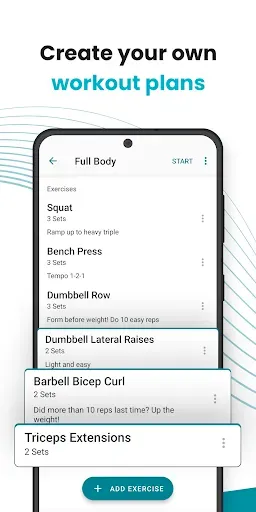 Скриншот 4 — RepCount Gym Workout Tracker