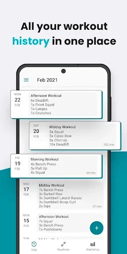Скриншот 7 — RepCount Gym Workout Tracker