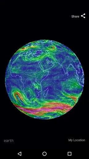 Скриншот 6 — Wind Map Hurricane Tracker, 3D