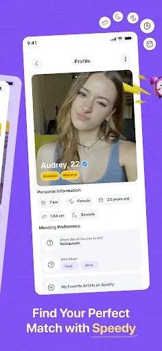 Скриншот 2 — Speedy - Chat Fast Match