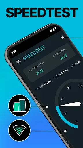 Скриншот 1 — WiFi Speed Test Internet Speed