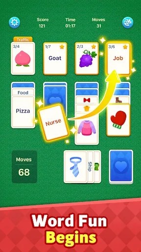 Скриншот 5 — Spider Solitaire: Word Games