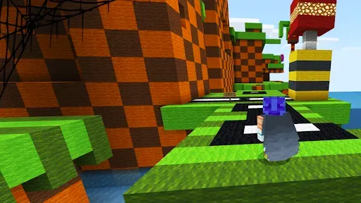 Скриншот 1 — Соник Карта и скин mcpe