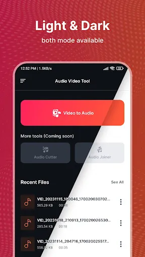 Скриншот 4 — Video to Audio Converter Mp3