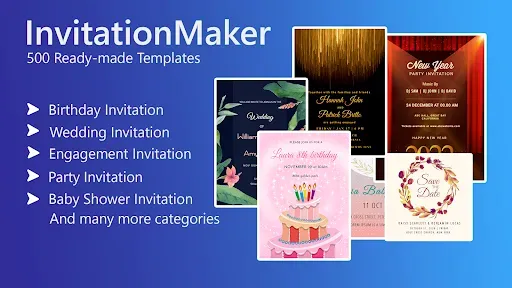 Скриншот 1 — Invitation card Maker, Design