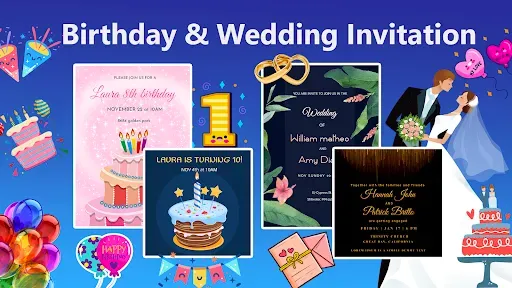 Скриншот 2 — Invitation card Maker, Design