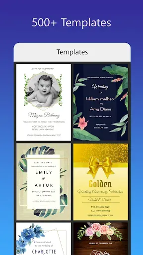 Скриншот 3 — Invitation card Maker, Design