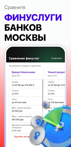 Скриншот 2 — Все Финуслуги - кредит, вклады